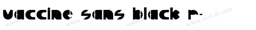 Vaccine Sans Black R字体转换